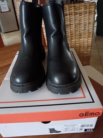 Boots noires femme pointure 38