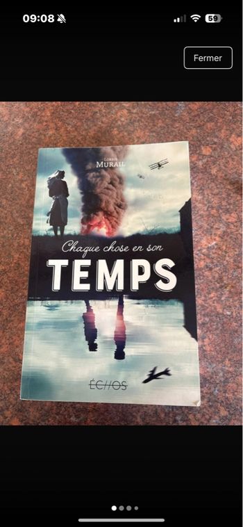 Livre chaque chose en son temps