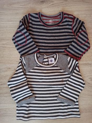 Maillot manches longues petit bateau
