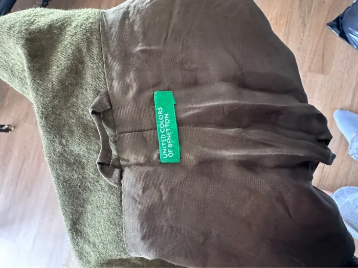 Veste en laine verte - photo numéro 4
