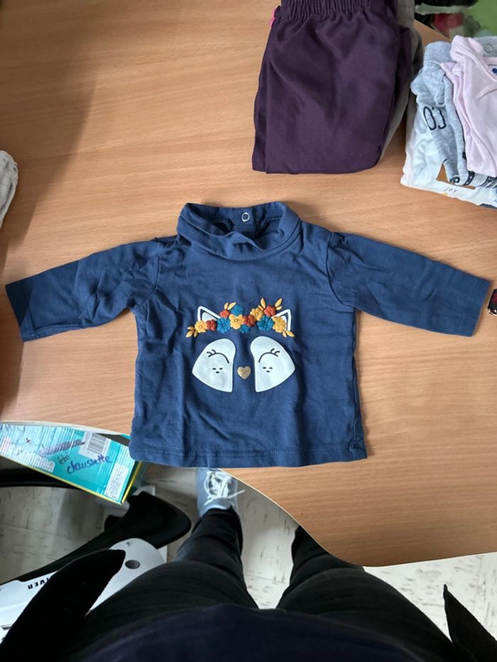 Lot de 3 Sous pull manche longues - photo numéro 3