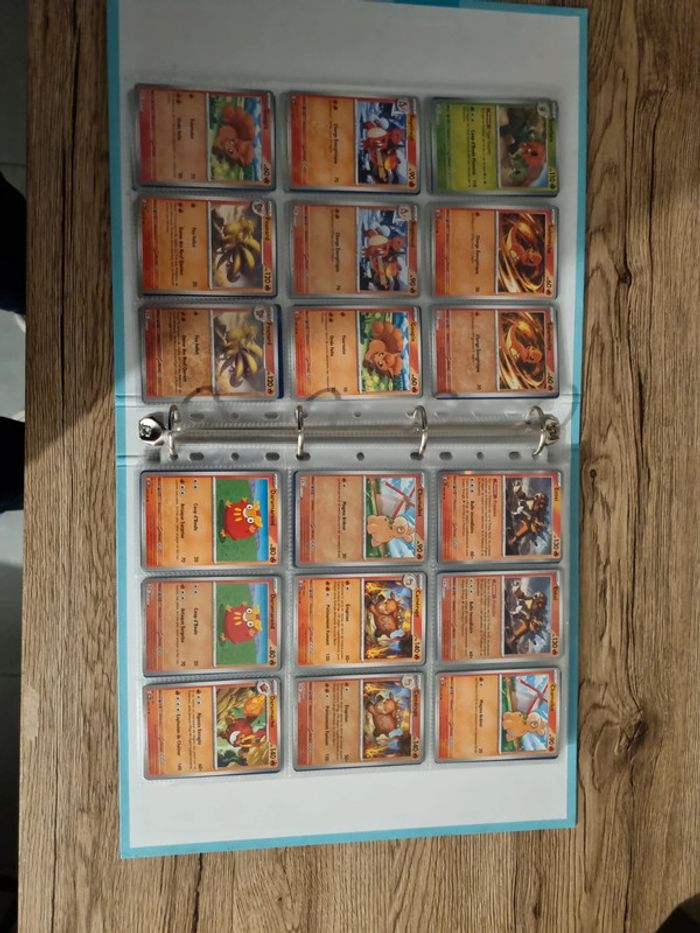 Carte pokémon ev3 flammes obsidiennes commune reverse et holo - photo numéro 4