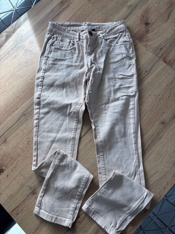 Jean slim, rose poudré taille 38 Kiabi