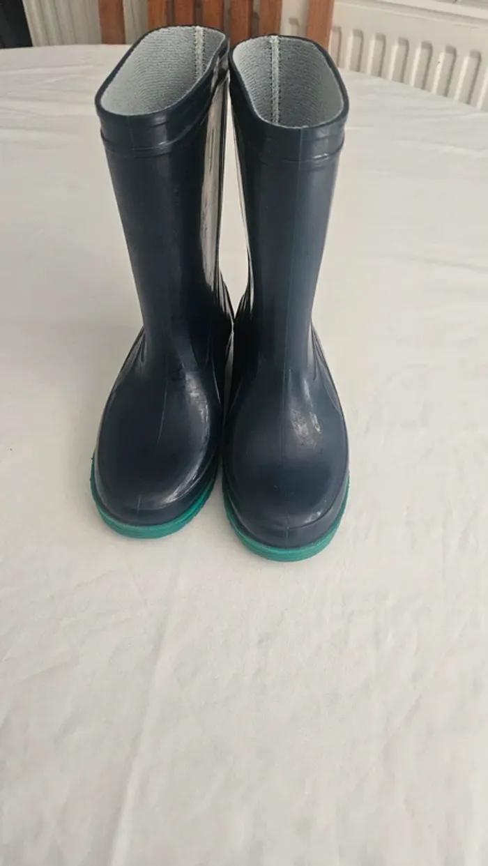 Bottes de pluie enfant Made in France  bleu marine pointure 26