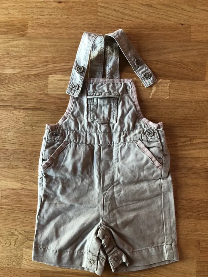 Salopette courte 12m Jacadi