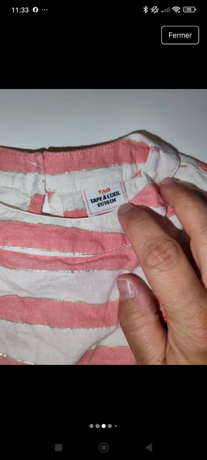 Robe tape à l'oeil 6 ans - photo numéro 3