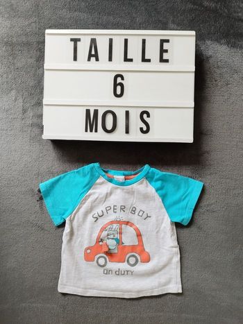 T-shirt 6 mois
