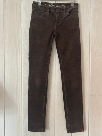 Pantalon velours marron - edc - 34/36