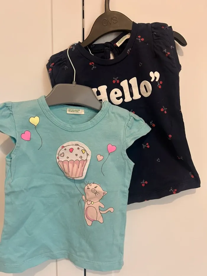 2 tee shirt sans manche