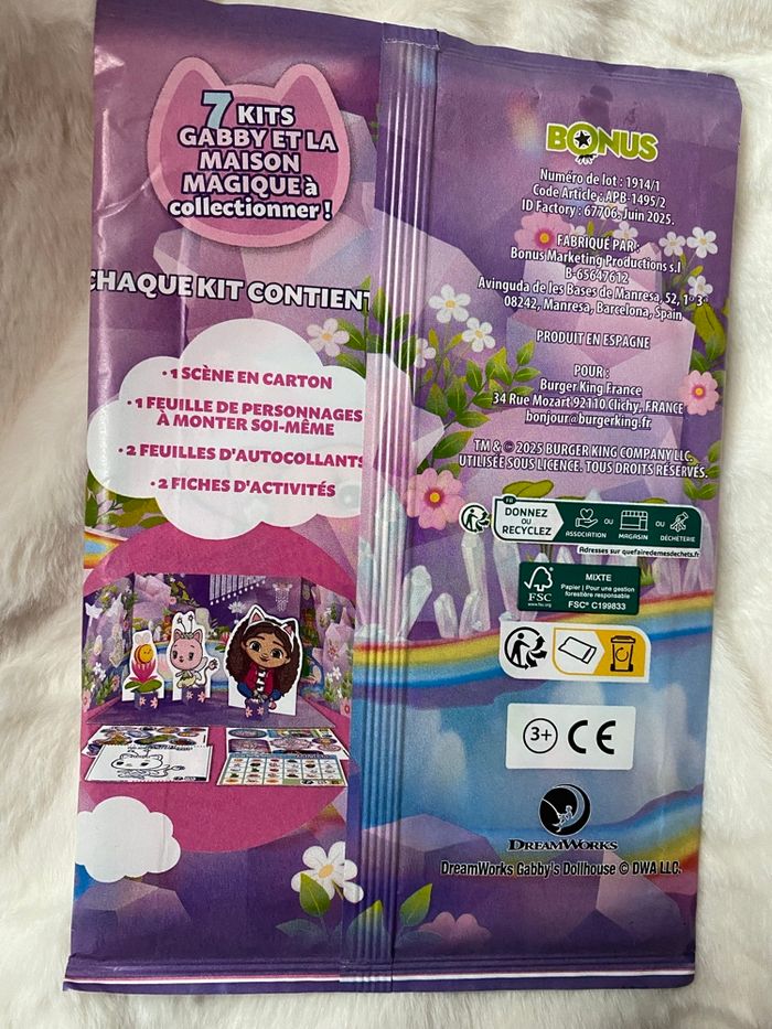 Jouet gabby et la maison magique Burger King - photo numéro 2