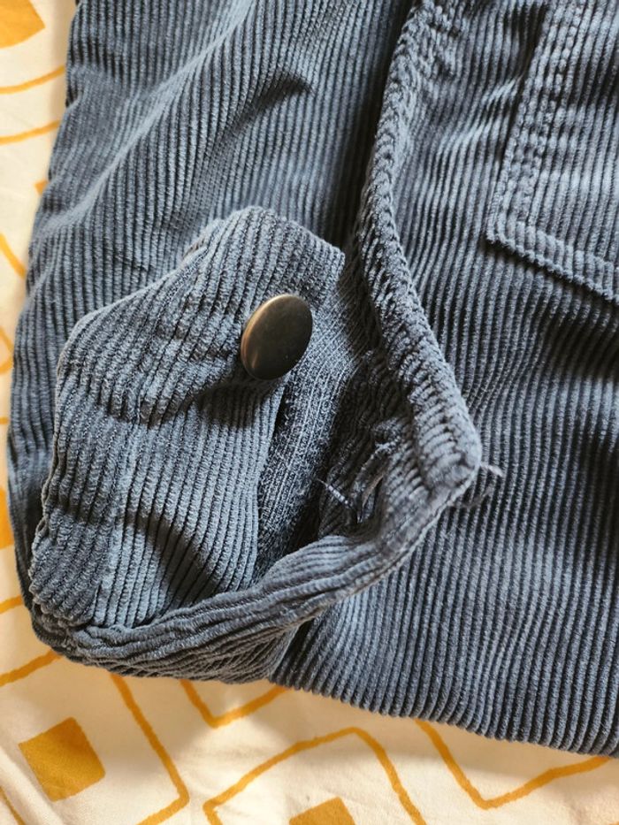 Robe velours bleu marine - photo numéro 4