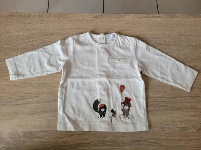 Lot de 5 tee-shirts fille en 9 mois - photo numéro 14