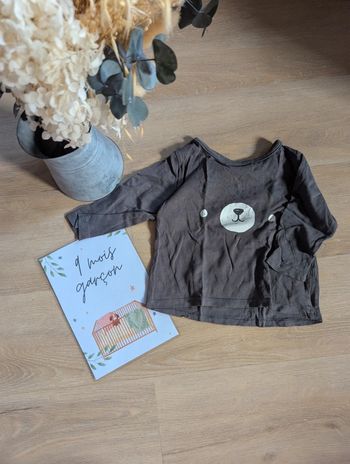 T-shirt manches longues 9 mois Texx