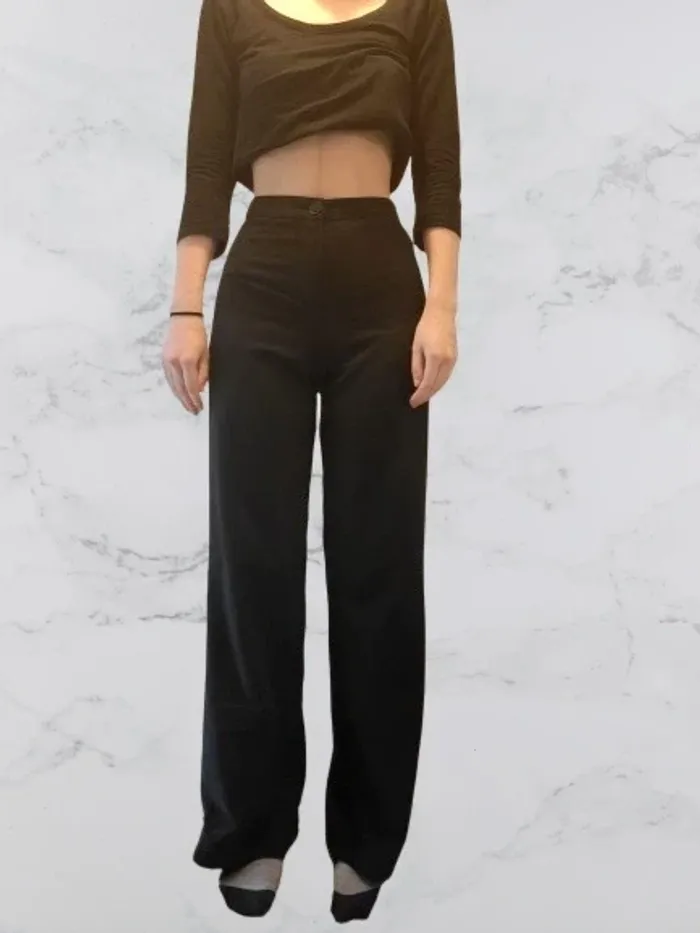 pantalon fluide noir Bershka - photo numéro 3