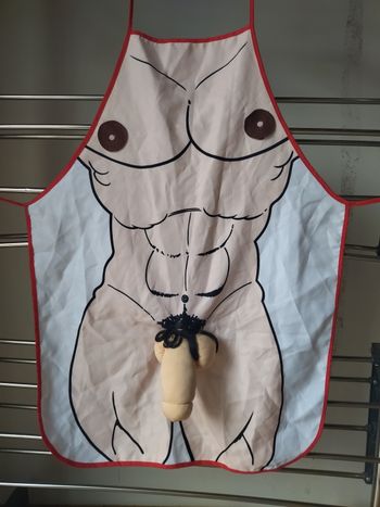 Tablier humoristique