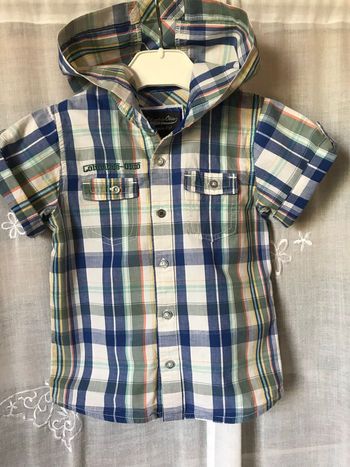 Jolie petite chemise écossaise 4 ans