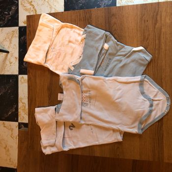 4 bodies ML Petit Bateau - 3 mois