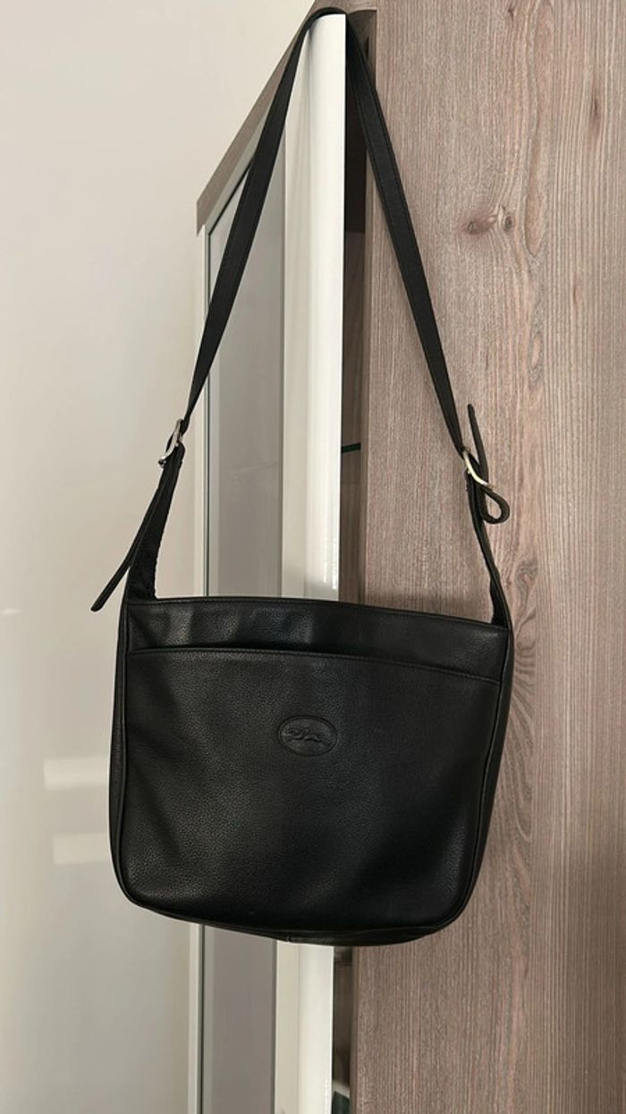 Sac à bandoulière en cuir longchamps