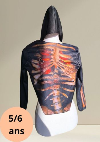 Déguisement Haut Halloween 5/6 ans