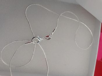 Chaîne plaquée argent 925