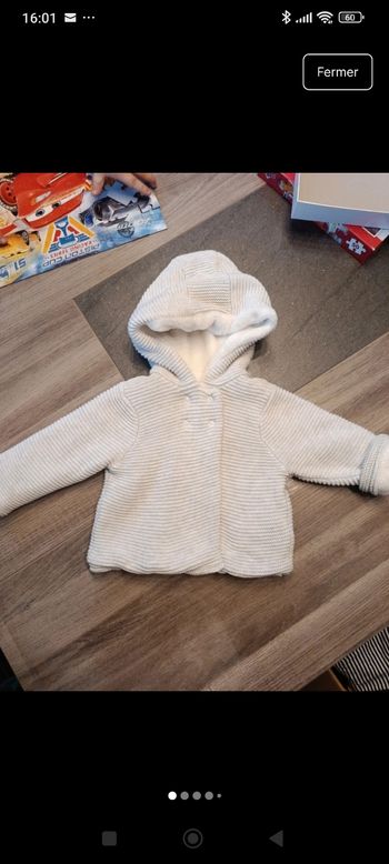 Veste polaire réversible