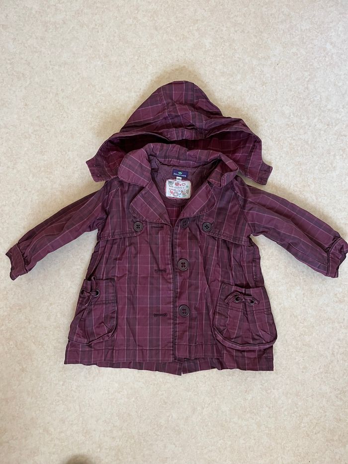 Veste fille sergent Major 3 ans bordeaux en très bon état