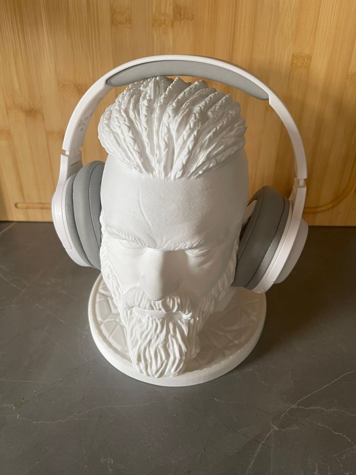 Buste de Ragnar Lothbrok - Viking - Porte Casque, - photo numéro 2