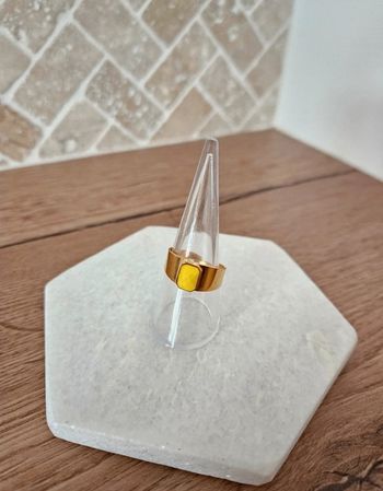 🔅 bague jaune et doré