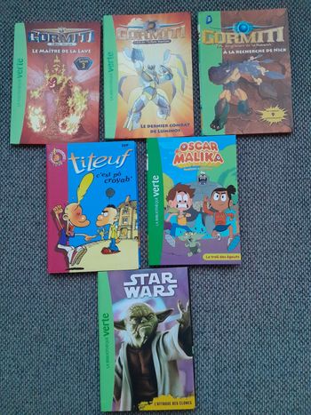 Lot livres bibliothèque verte