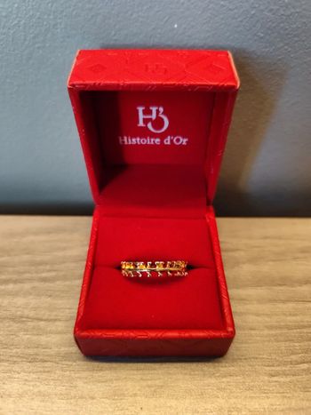 Bague dorée 18mm