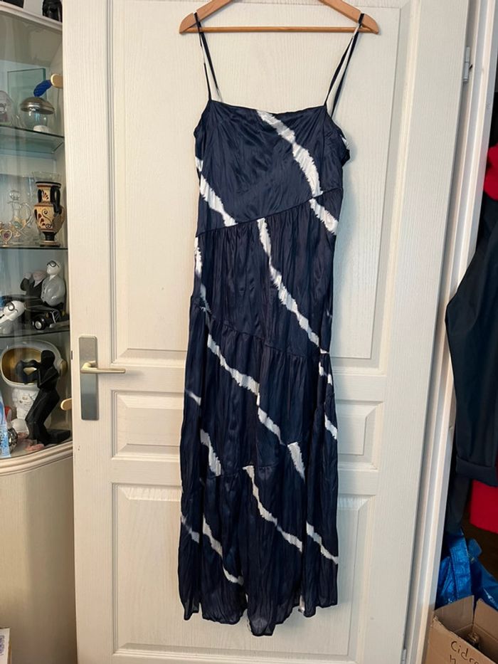 Robe longue bleu Zara taille s