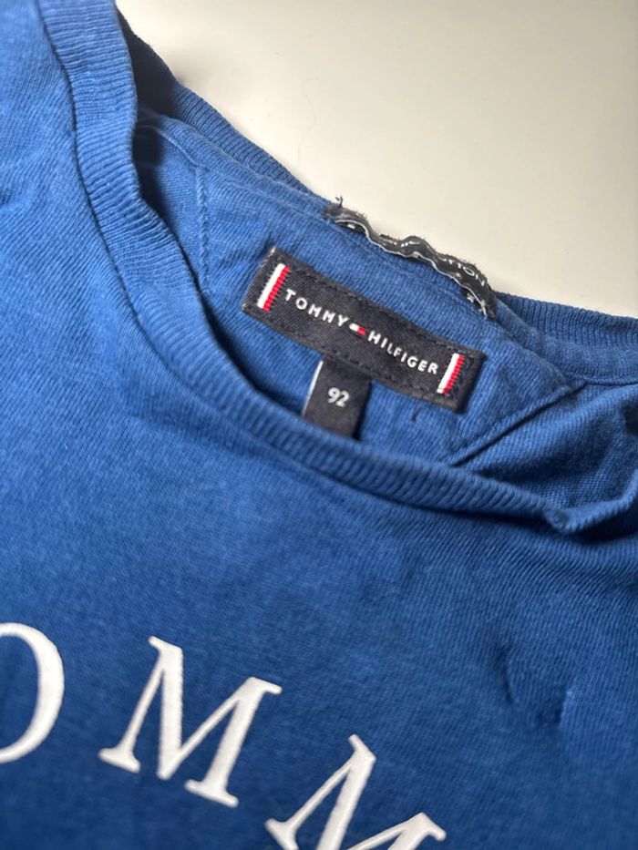 T-shirt tommy hifilger bleu - photo numéro 2