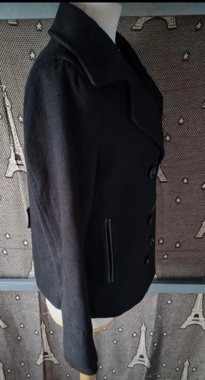 Caban noir taille S - photo numéro 2