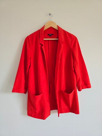 Blazer rouge - Taille 38 - Kiabi