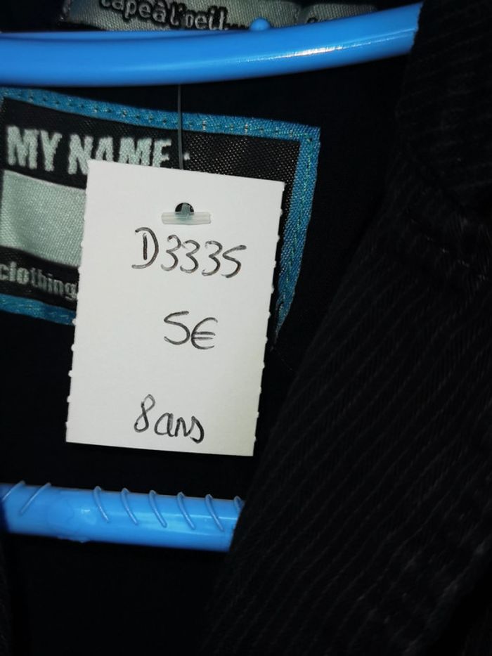 D3335 - blazer garçon 8 ans - photo numéro 4