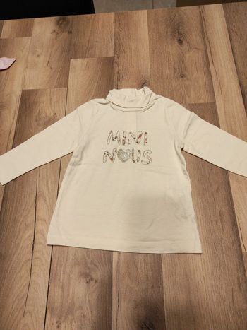 Tee-shirt TAO col roulé et ML 18 mois en TBE