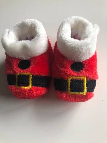 Chaussons bébé noël