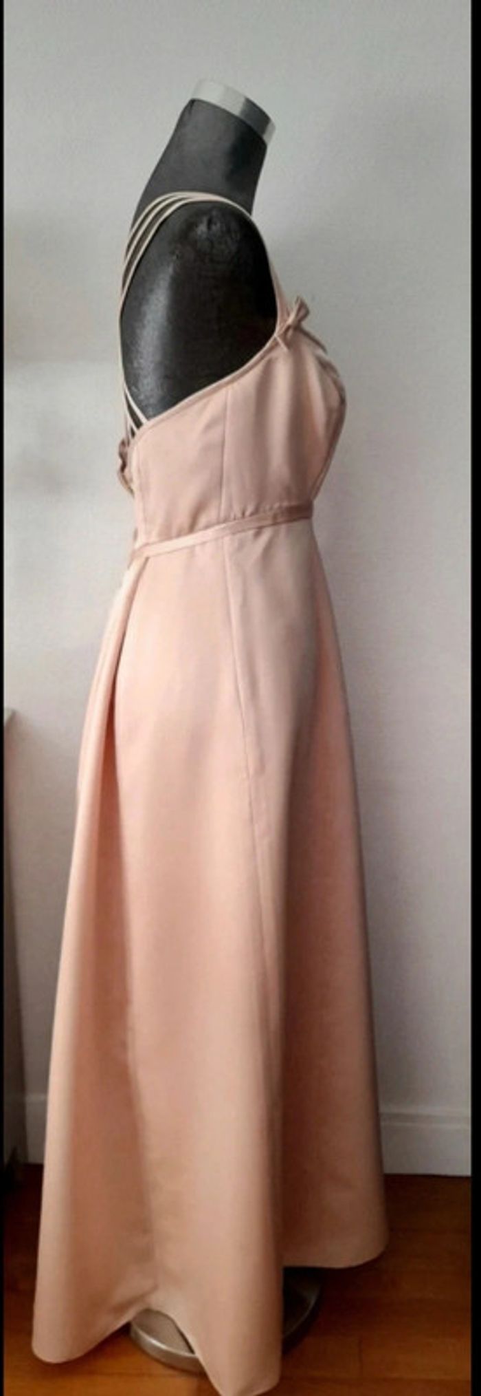 Magnifique robe Pronuptia couleur champagne. - photo numéro 2
