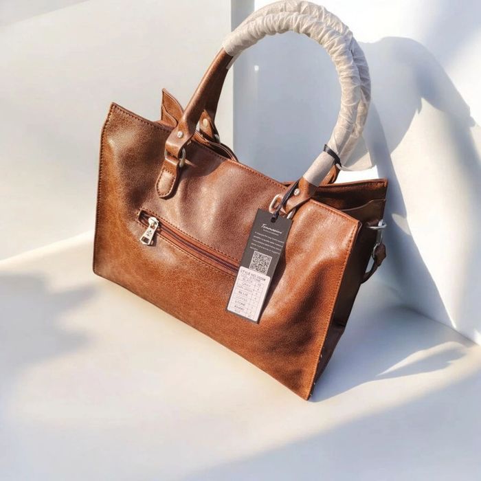 Sac à main avec bandoulière ajustable cuir polyuréthane - photo numéro 5