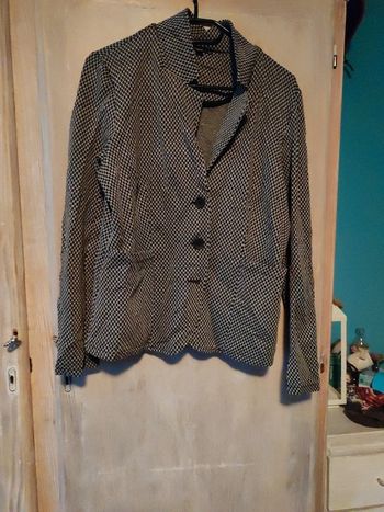 Blazer noir et blanc prix d'achat 48€