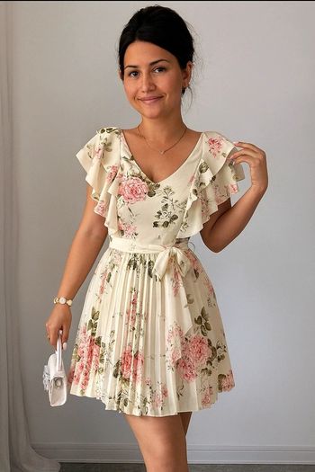 Robe plissée