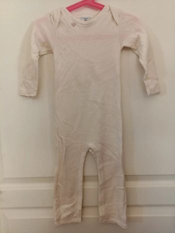 Combilongue rayée laine Petit Bateau 3 ans