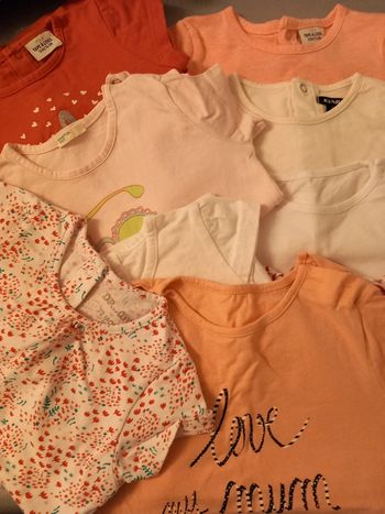 Lot de 9 tee-shirt