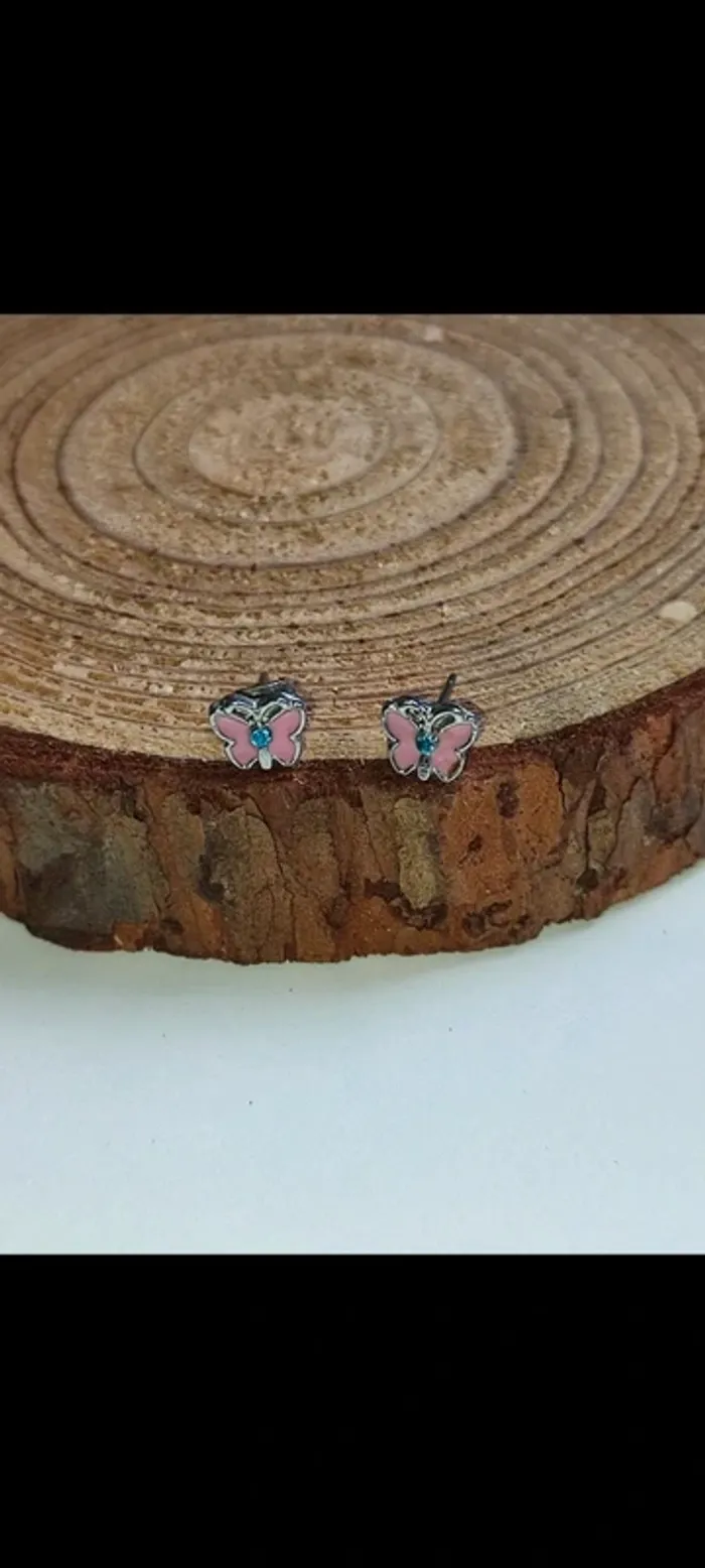 Boucles d'oreilles papillons