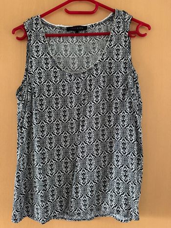 Top lola Liza noir et blanc