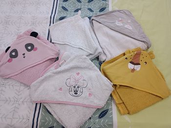 Lot de 5 sorties de bain bébé 