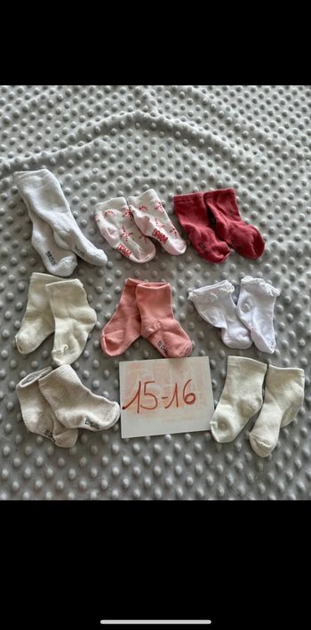 Lot de 9 paires de chaussettes en taille 15 - 16