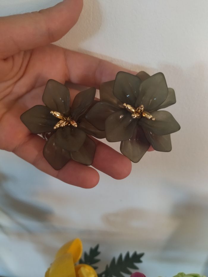 Boucles d'oreilles fleurs