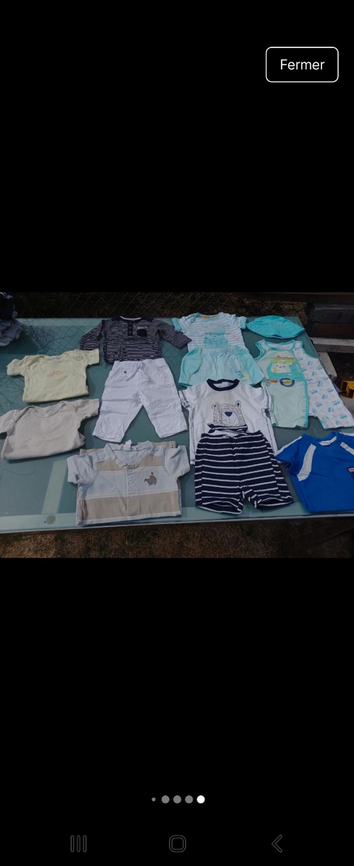 Lots de vêtements garçon 6 mois