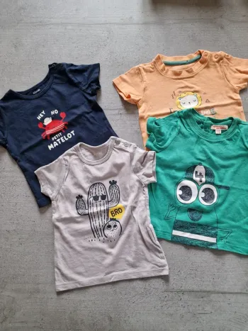 Maillots manches courtes | 9 mois
